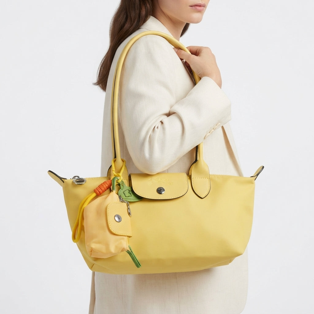 Longchamp Le Pliage Xtra M Soft Leather Shoulder Bag