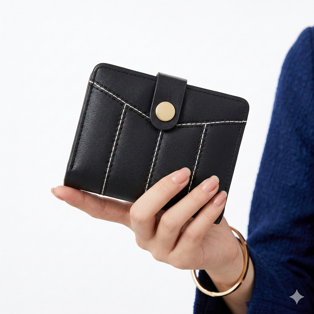 Essential Bi-Fold Wallet 🖤🤎 🩶💖