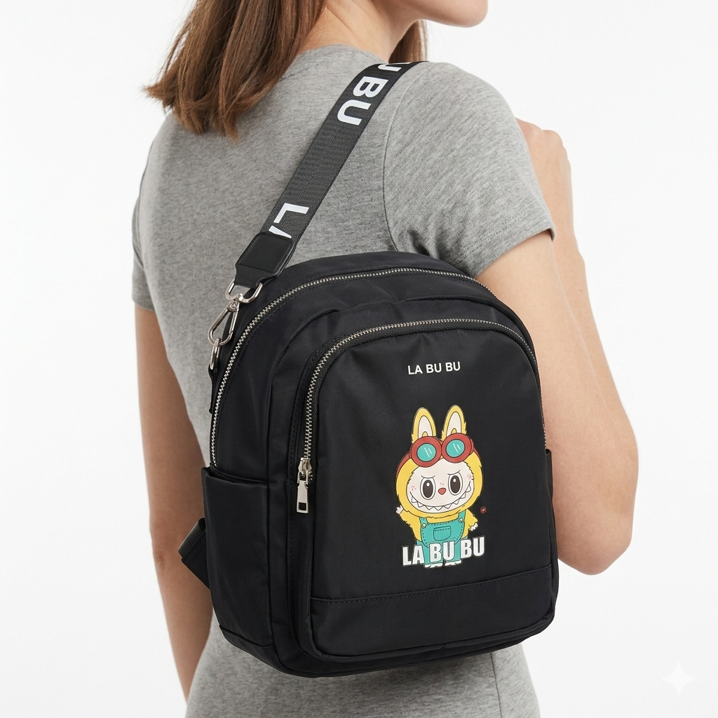 LA BU BU Black Bag: Chic Simplicity 🖤