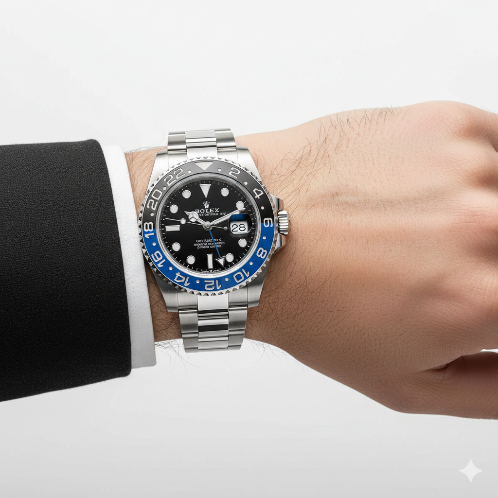 Rolex GMT-Master II Batman Luxury Travel Watch ⌚💙🖤