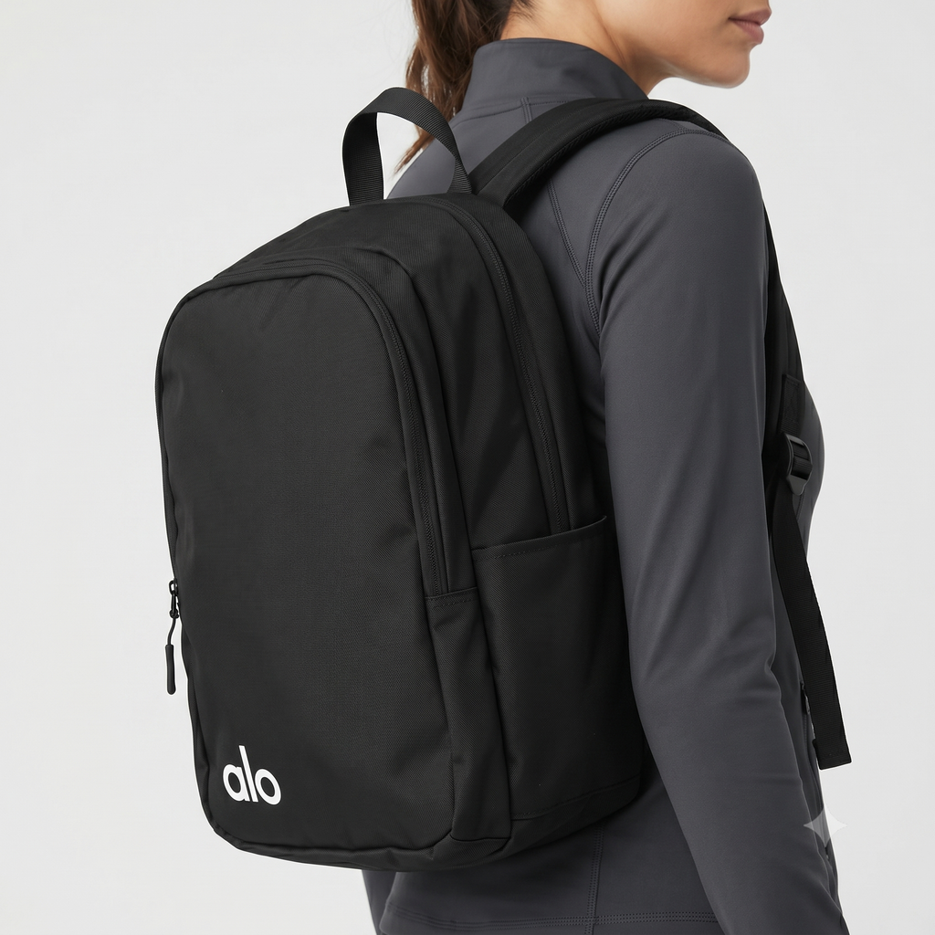 Alo Black Backpack: Sleek, Everyday Carry 🖤🎒☁️