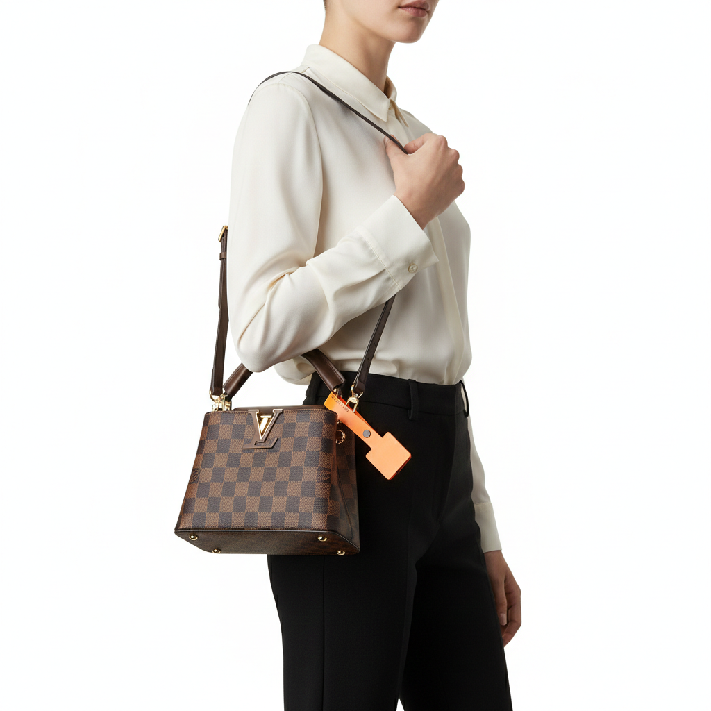 Louis Vuitton Damier Ebene Capucines Top Handle Bag 👜✨🤎