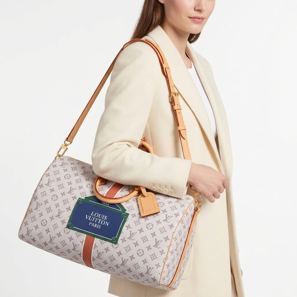 Louis Vuitton 1854 Monogram Heritage Travel Bag