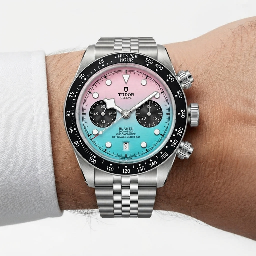 Tudor Blaken Chronograph Gradient Dial Stainless Steel Watch