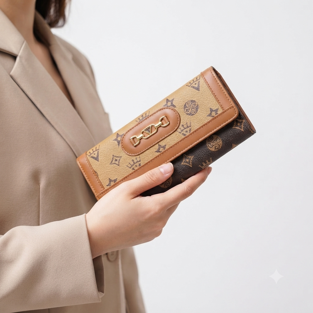 Louie Dennis Signature Brown Wallet and Accessories Gift Set 👜✨