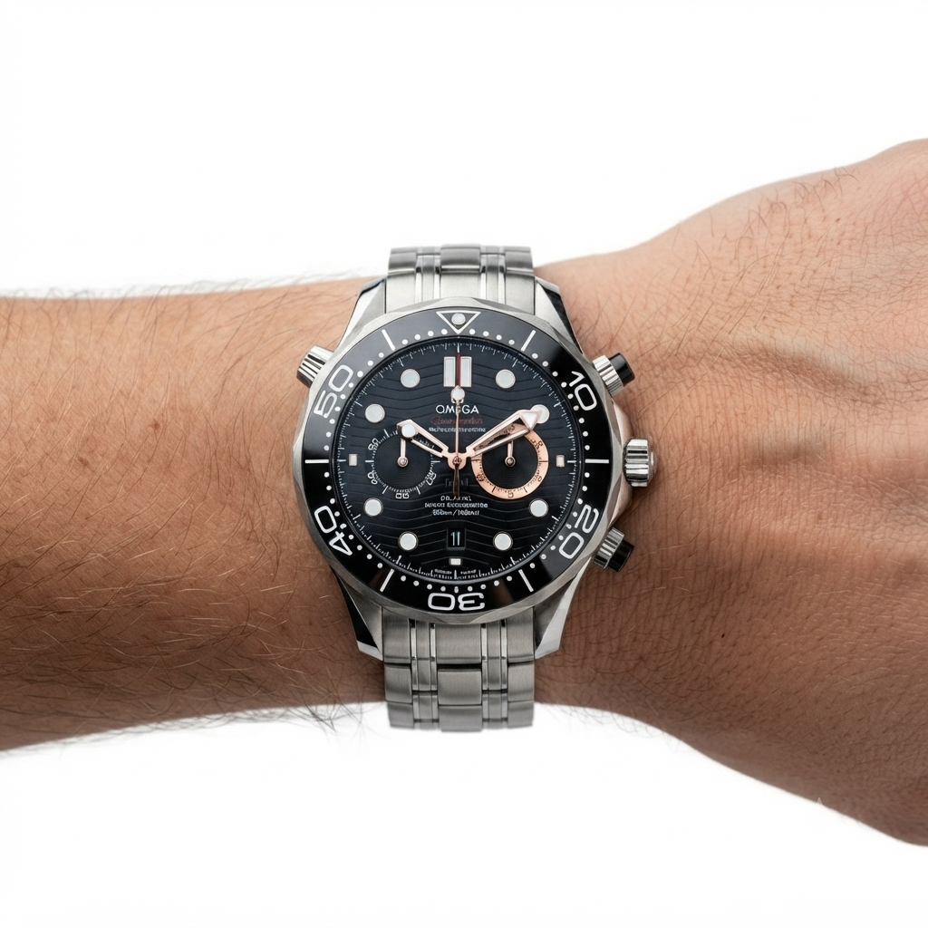 Omega Seamaster Diver 300M Chronograph Stainless Steel Watch