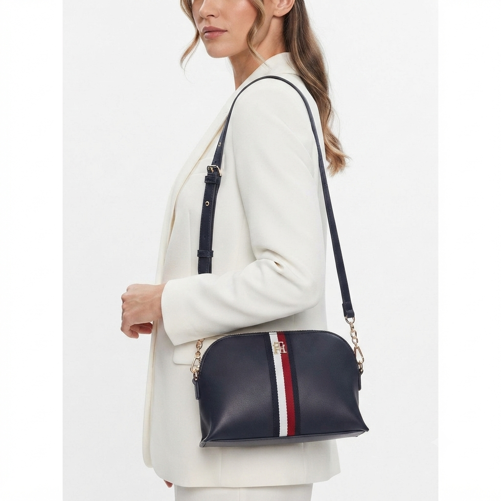 Tommy Hilfiger Navy Stripe Crossbody Bag 👜✨