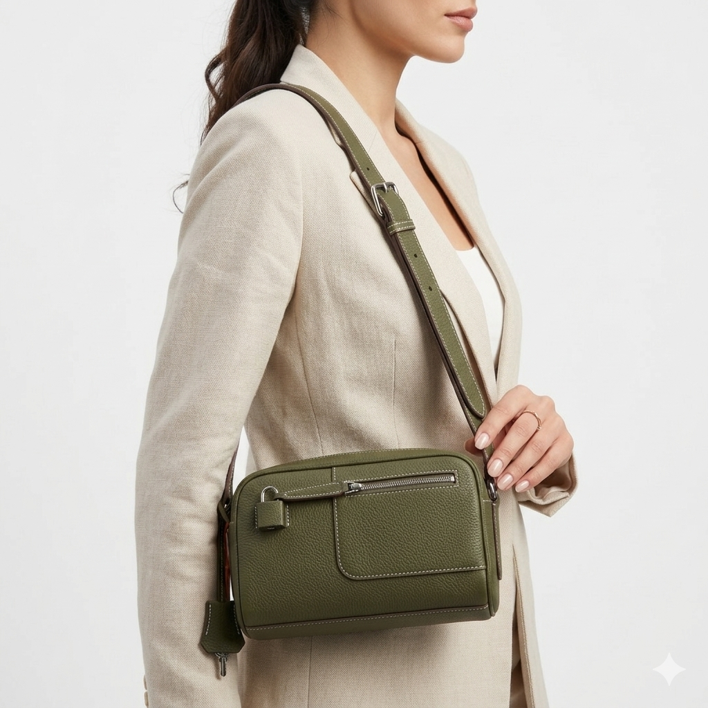 Hermès: Bi-Color Classic Bag 🧡🖤💚