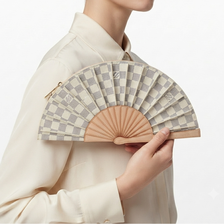 Louis Vuitton Damier Azur Fan Accessory