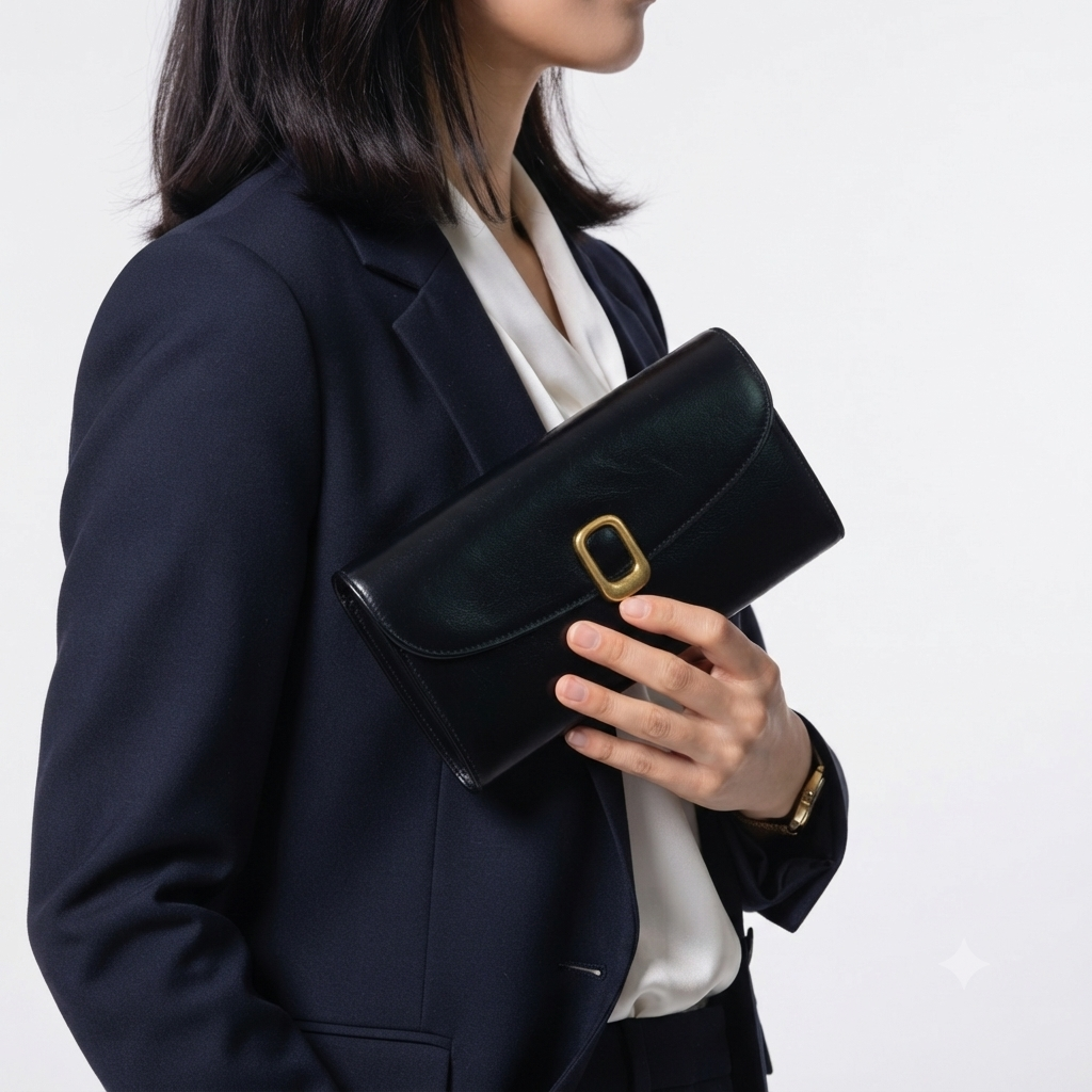 Louie Denn Black Wallet and Accessories Set