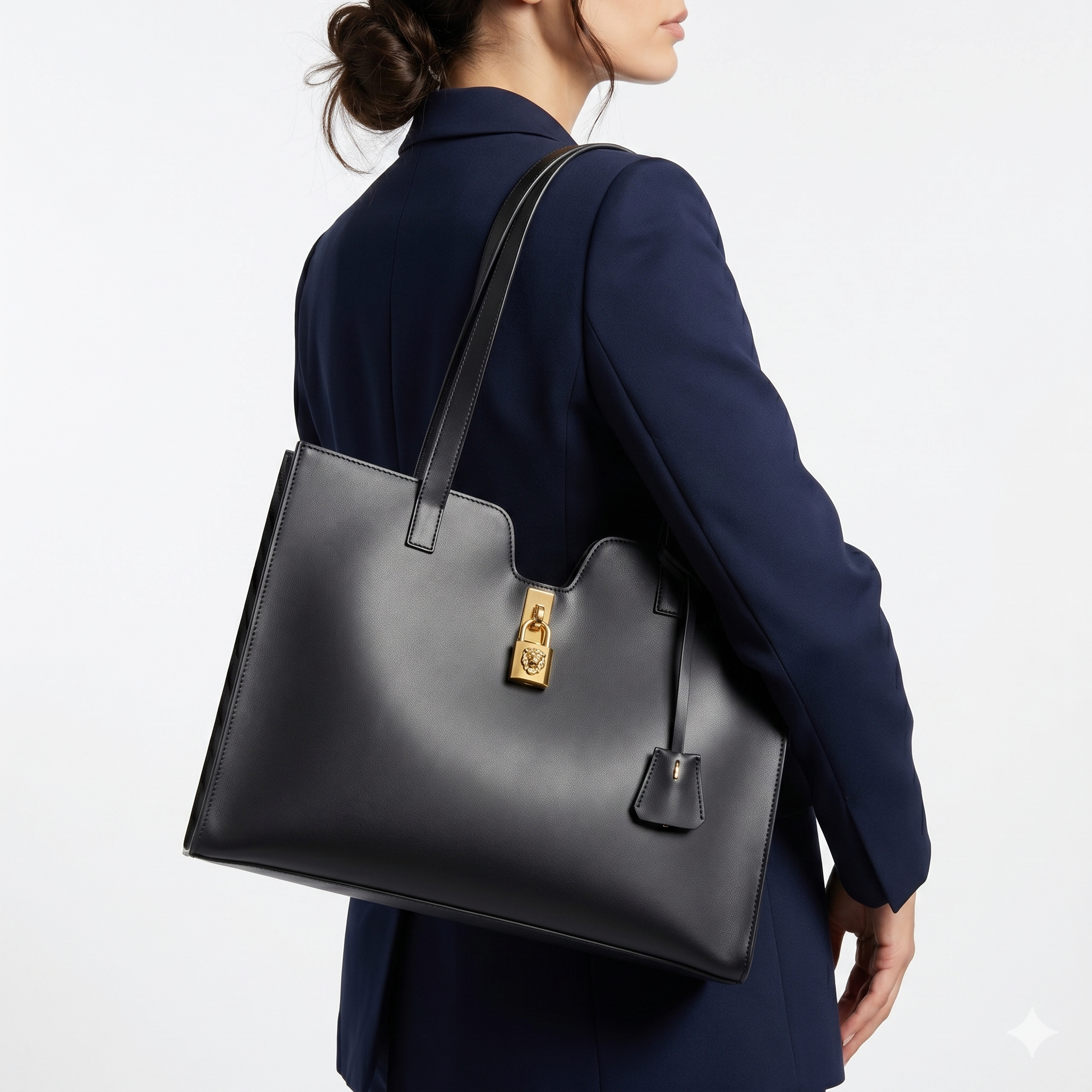 Celine Black Tote Bag with Elegant Gold-Tone Hardware ✨👜