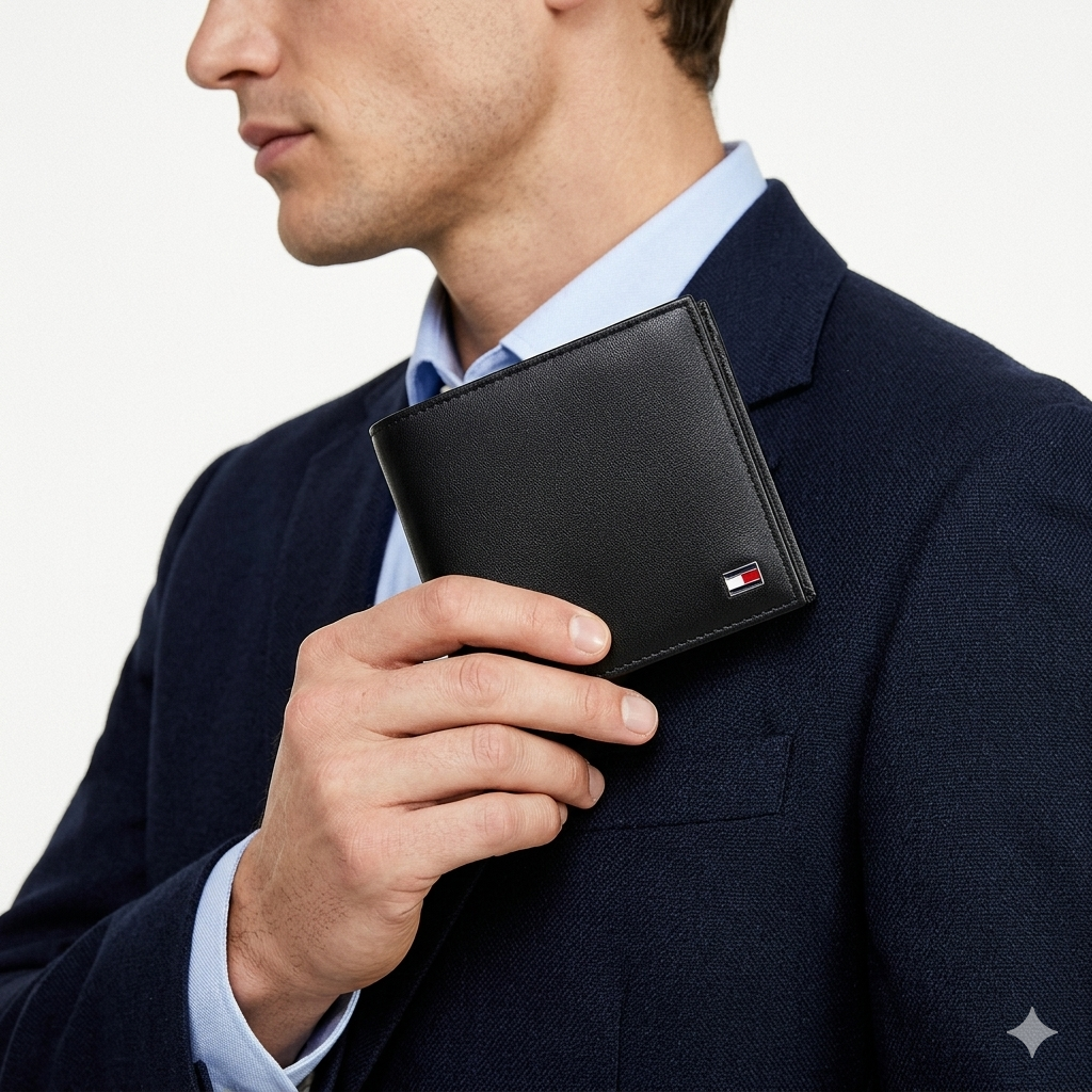 Sleek Black Wallet 🖤 Minimalist Essential