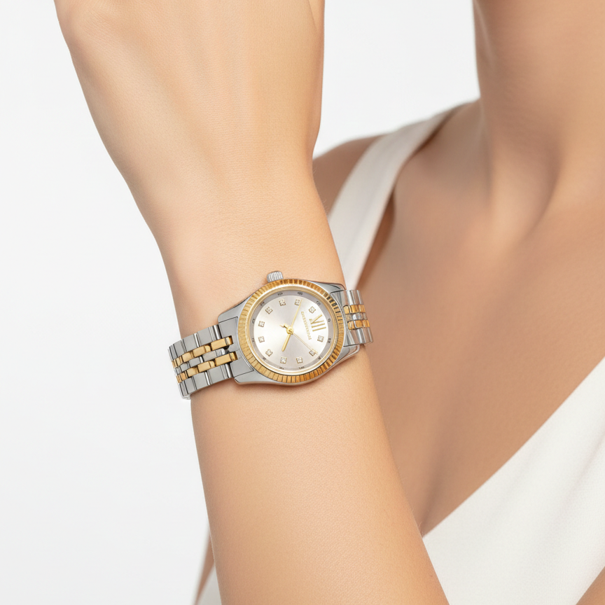 Michael Kors Two-Tone Lexington Mini Watch ✨⌚️⭐