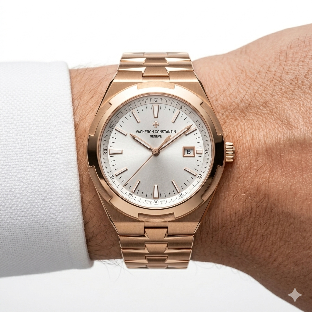 Vacheron Silver & Blue Dial Watch ⌚🔵✨