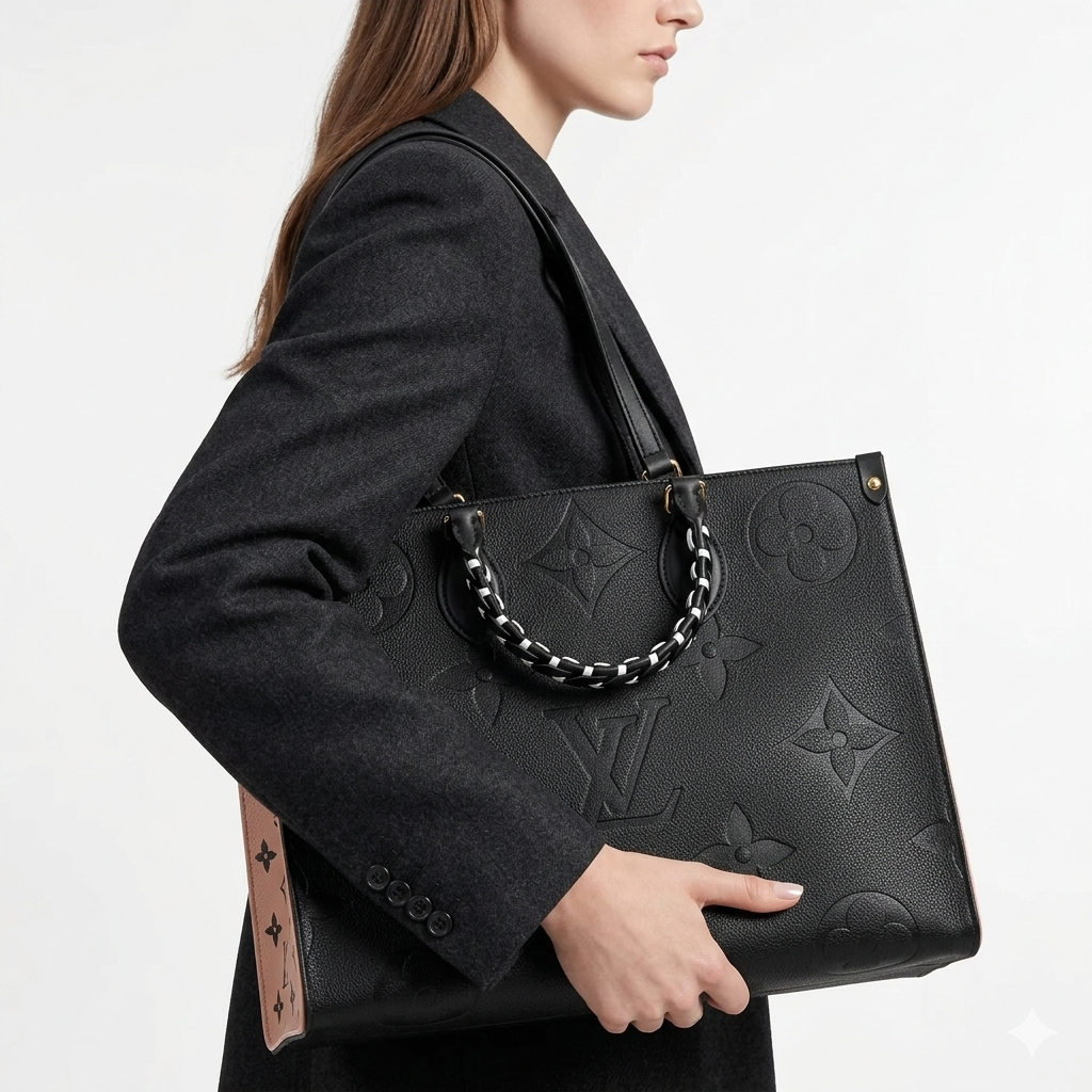 Louis Vuitton OnTheGo Monogram Empreinte Giant Tote 🖤👜✨