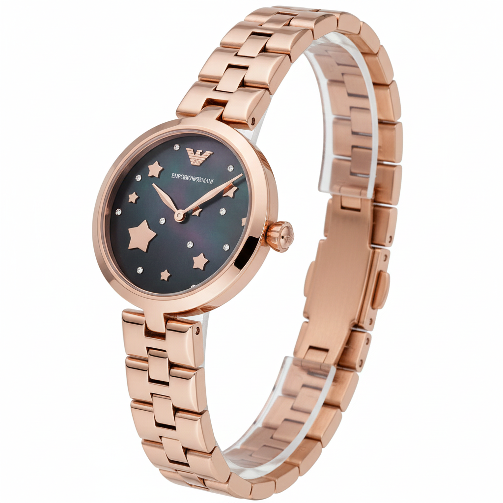 Emporio Armani Celestial Rose Gold Star Dial Watch 💫💖⭐