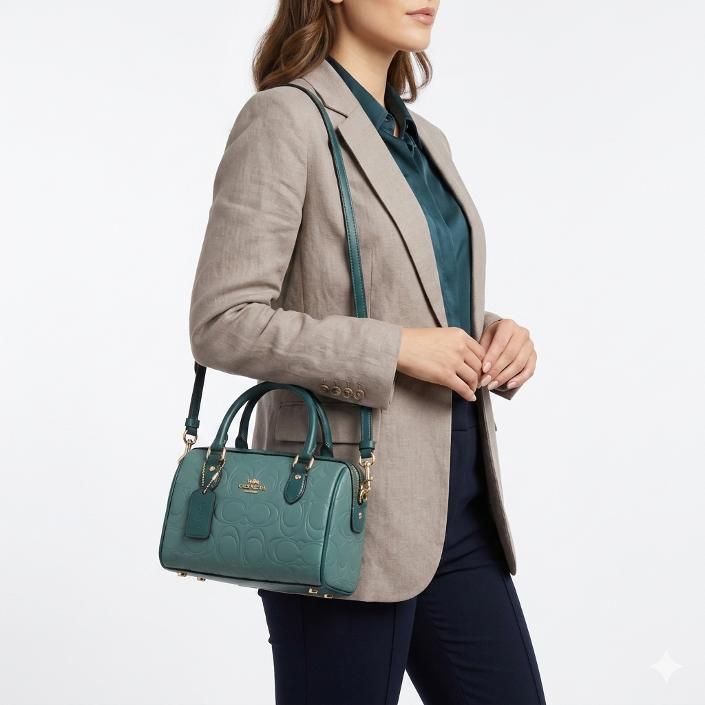 Coach: Classic Black Carryall 🖤👜💚