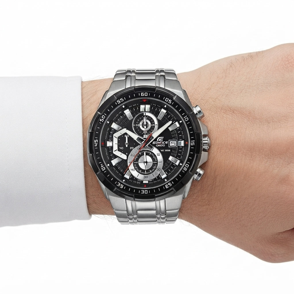 Casio Edifice Stainless Steel Chronograph Sport Watch