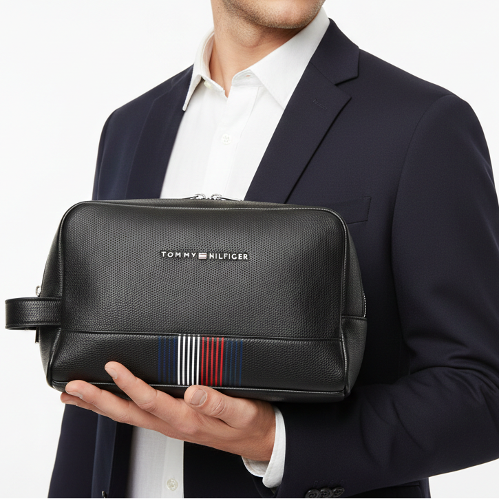 Tommy Hilfiger Blue Clutch Bag with Box 💼💙🎁