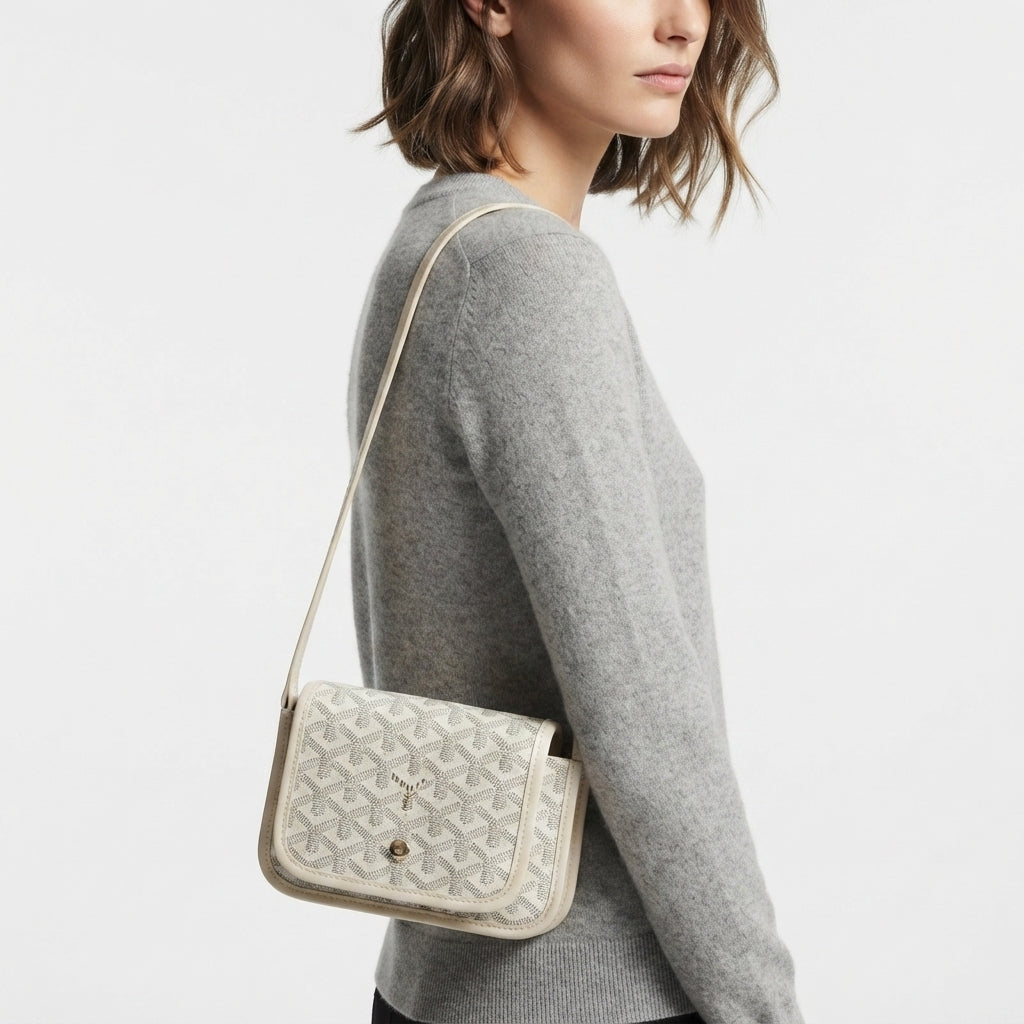 Goyard Signature Monogram Paris Crossbody Bag