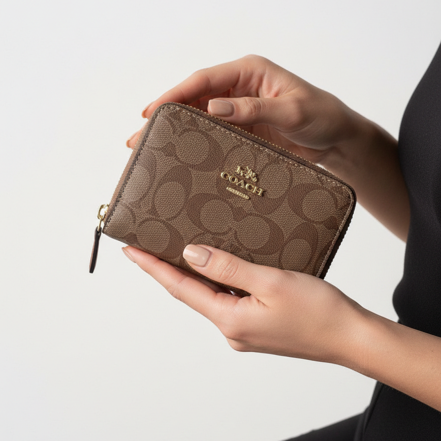 Coach Signature Monogram Canvas Trio Gift Set 👜✨🤎