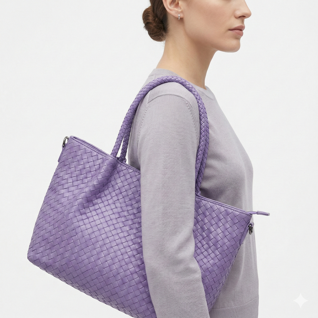 Bottega Style Rainbow Weave Bag 🌈👜✨
