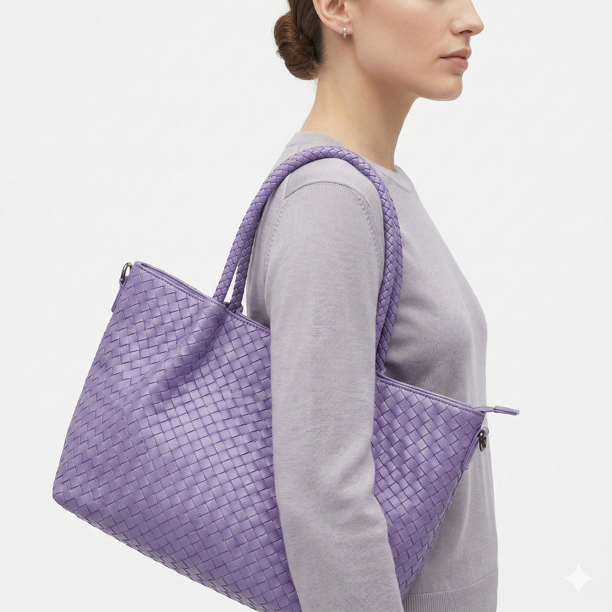 Bottega Style Rainbow Weave Bag 🌈👜✨