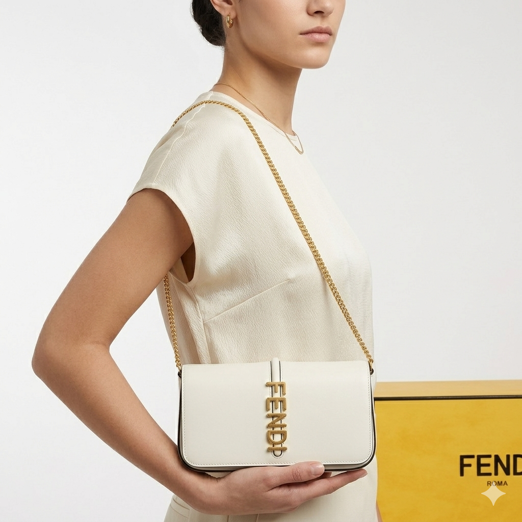 Fendi White Bag: Iconic Style 🤍