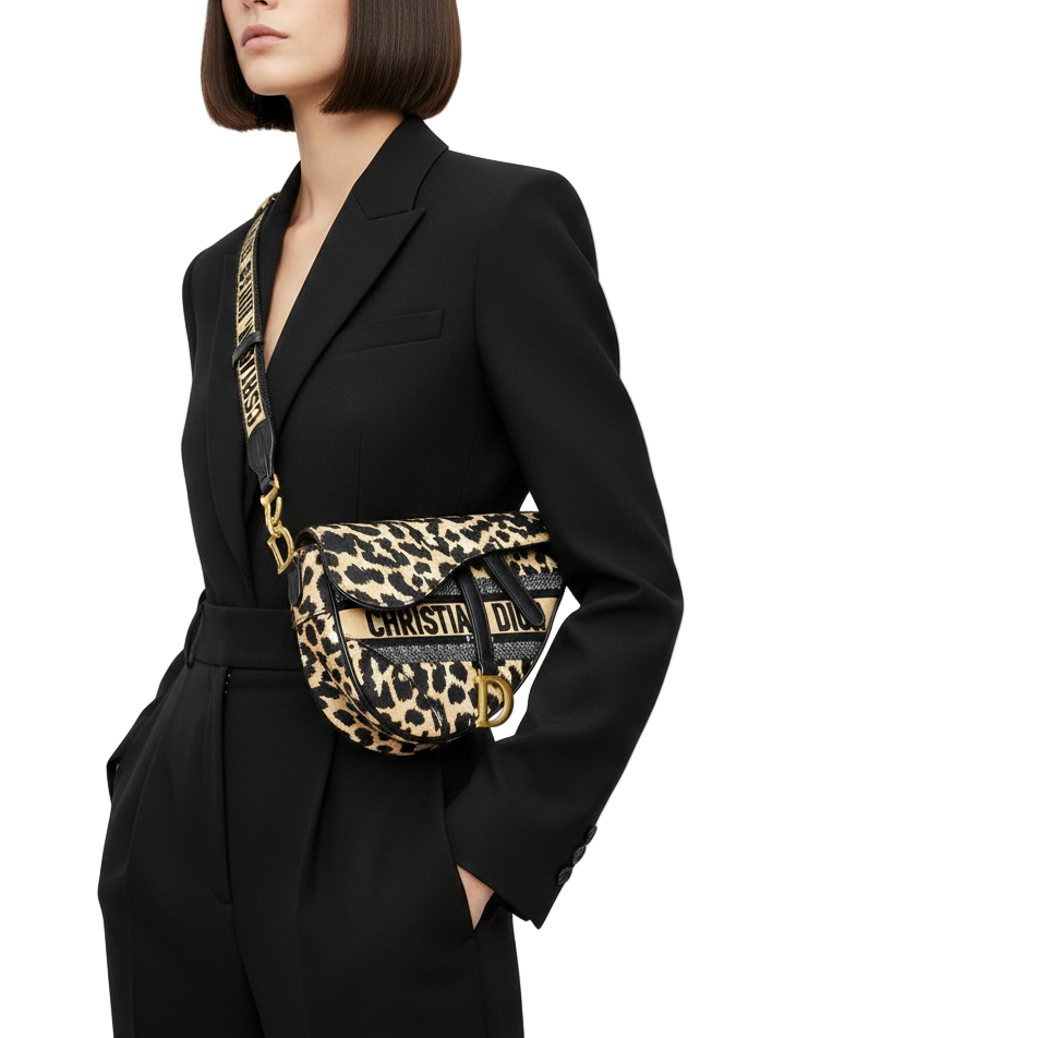 Dior Saddle Bag & Wallet Set 🐆👜✨