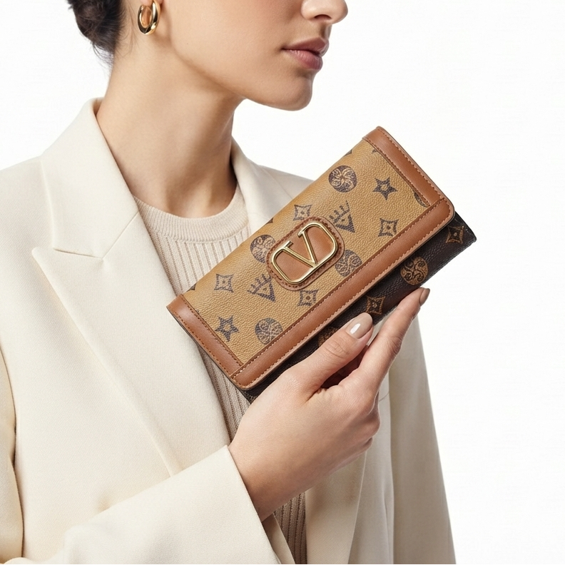Louie Dennis Monogram Wallet & Card Holder 3-Piece Gift Set 🌟✨