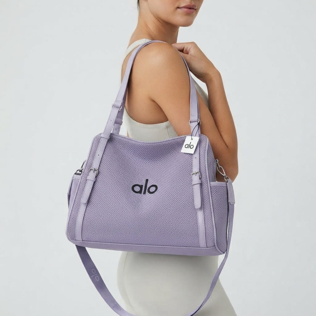 Alo Large Lavender Sport Tote