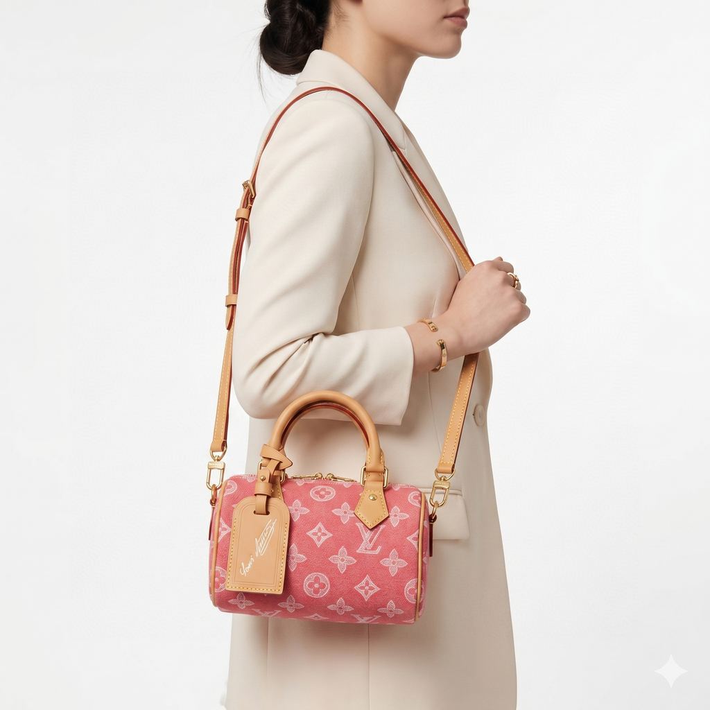 Louis Vuitton Mini Monogram Canvas Bag in Pink 🌸✨