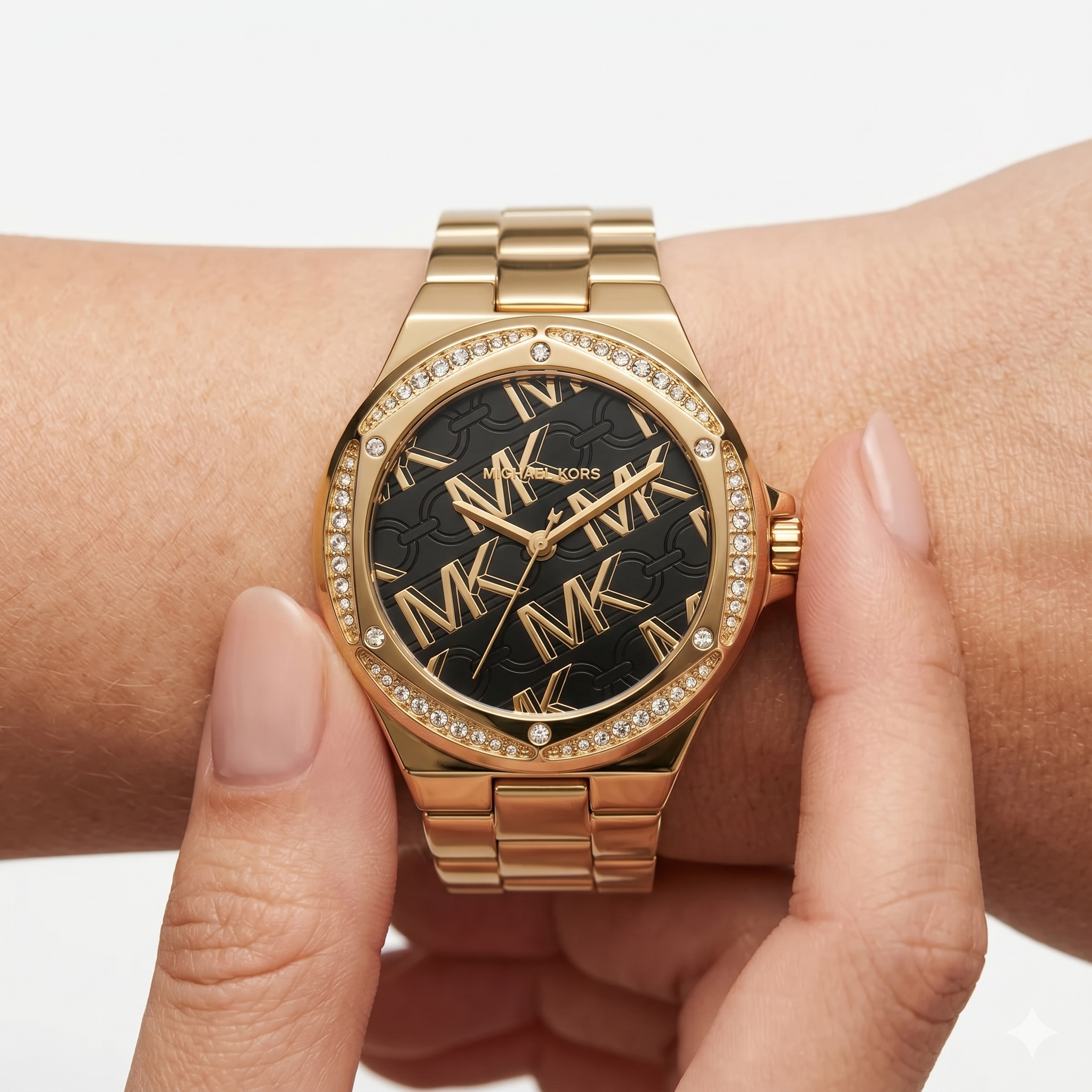 Michael Kors Gold-Tone Logo Watch ⌚✨💛