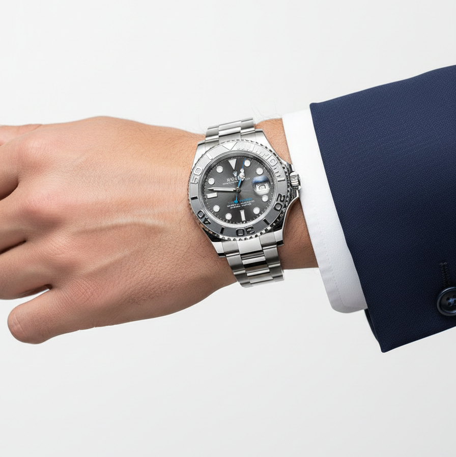 Rolex Yacht-Master Luxury Watch with Slate Dial ⌚✨🌊