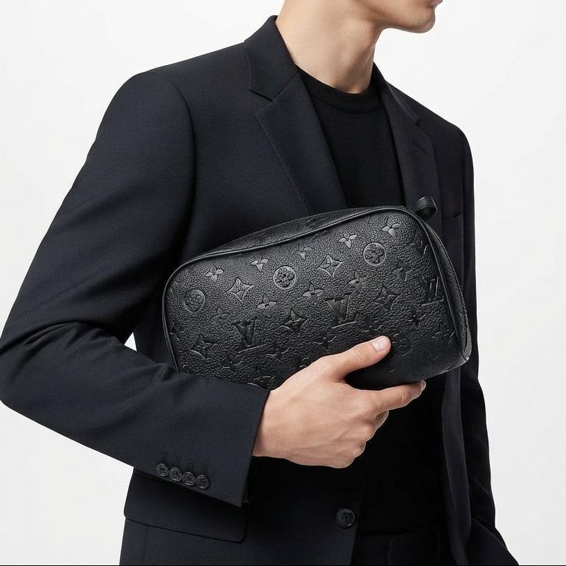 Louis Vuitton Monogram Embossed Leather Toiletry Pouch