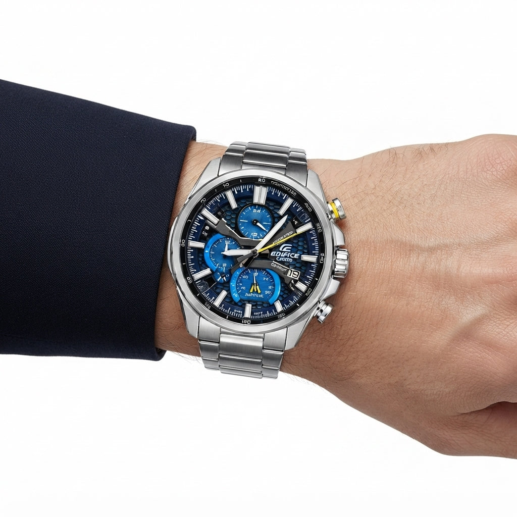 Casio Edifice Stainless Steel Smartphone Connected Sapphire Watch