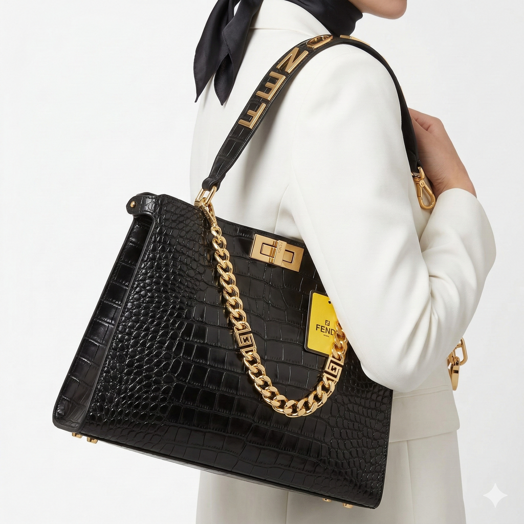 Fendi Black Signature Tote 🖤