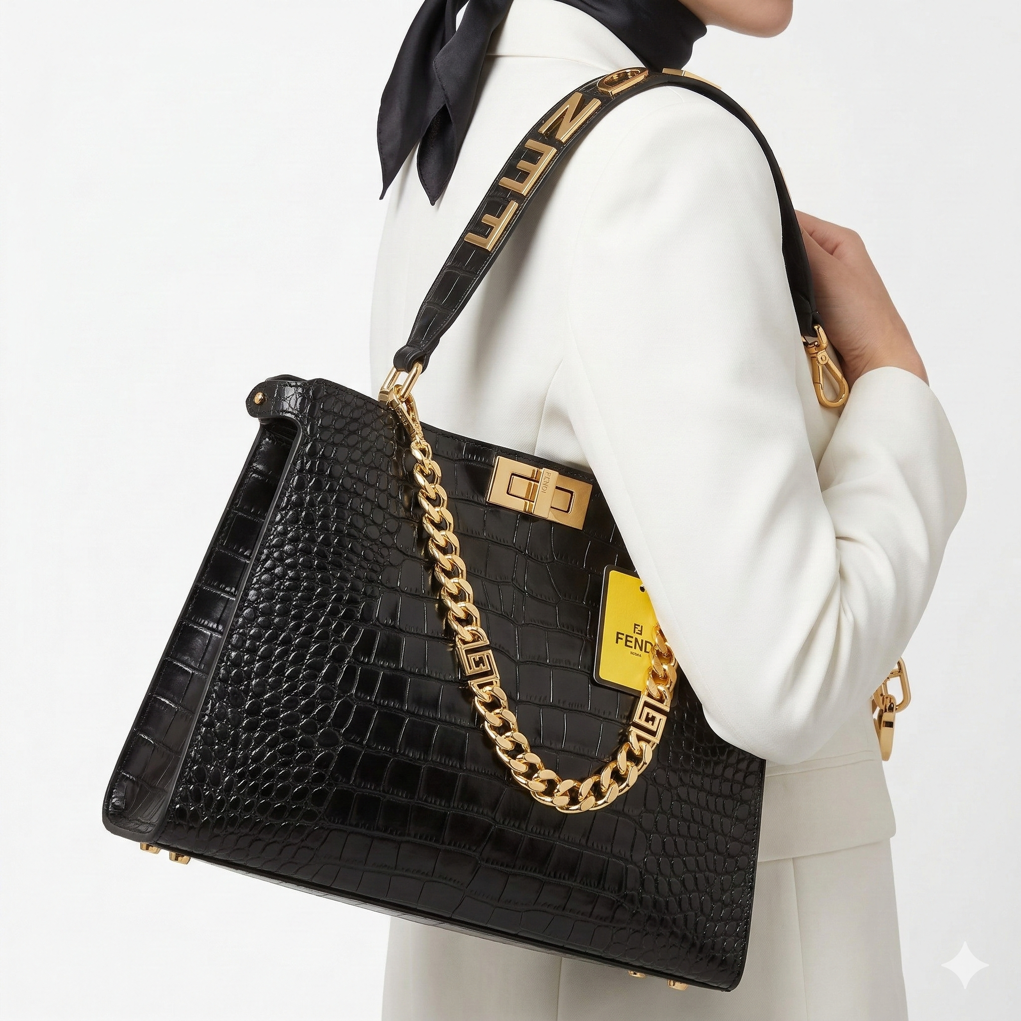 Fendi Black Signature Tote 🖤