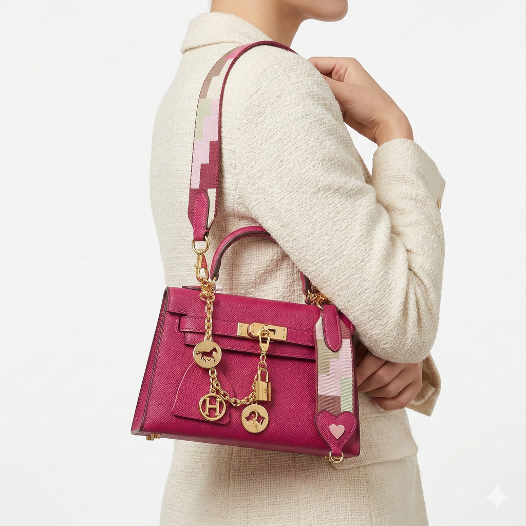 Hermès: Orange Pop Bag 🍊💖🖤 Classic Elegance