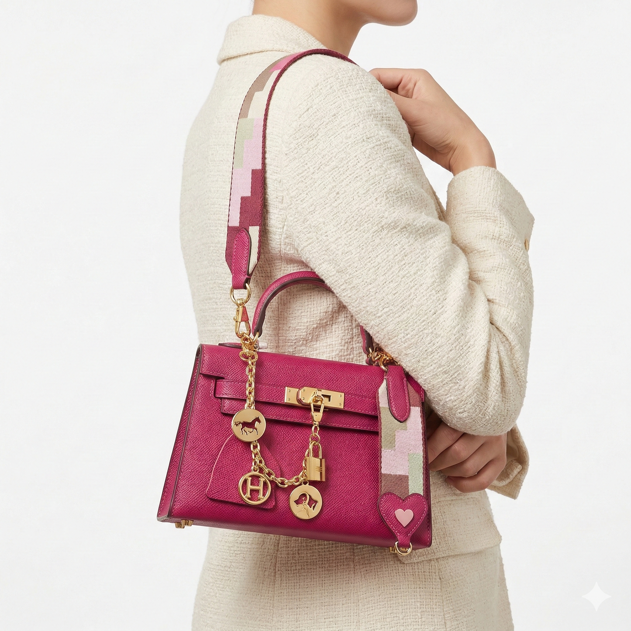 Hermès: Orange Pop Bag 🍊💖🖤 Classic Elegance