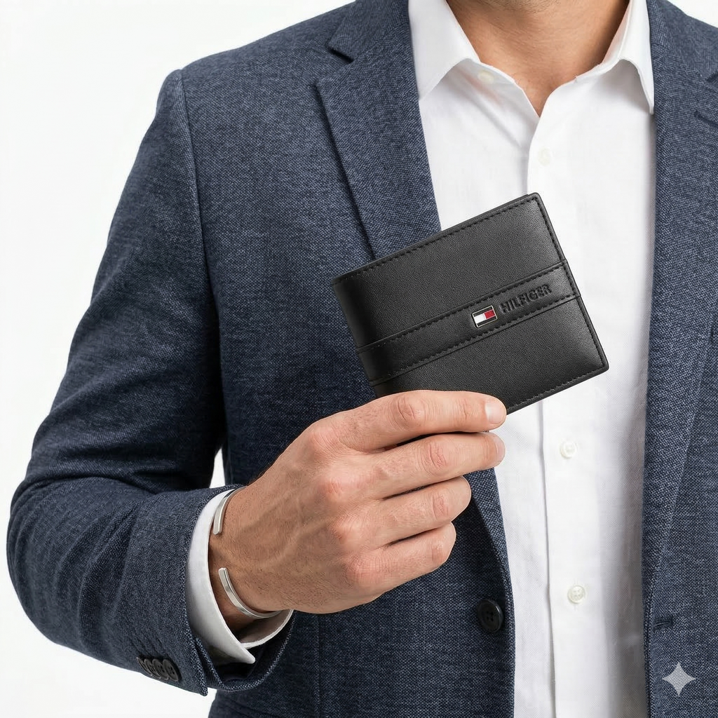 Sleek Black Wallet: Minimalist Style 🖤💼
