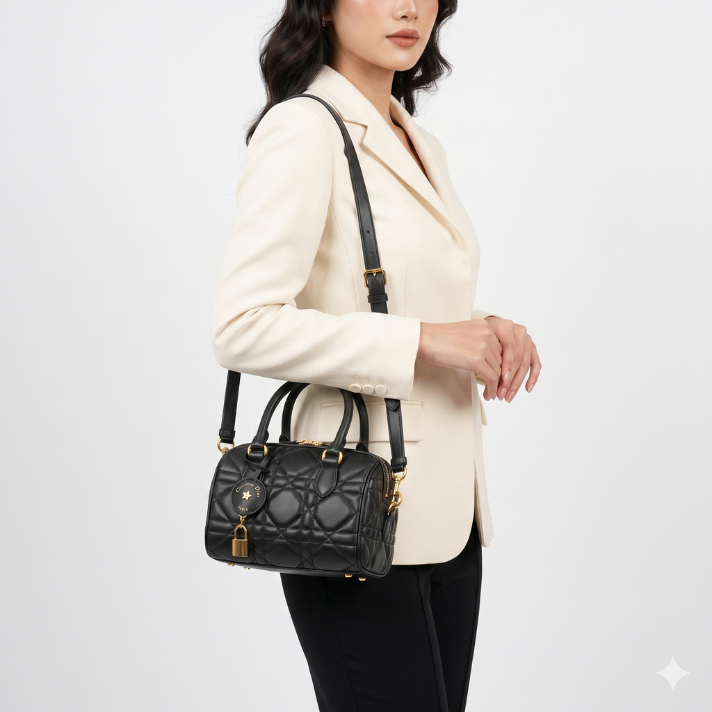 Dior Black Box Bag 🖤 Chic Top Quality