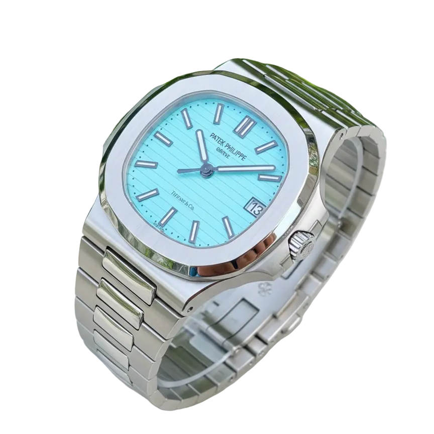 Patek Philippe Nautilus Tiffany Blue Dial Steel Watch 💎💙✨