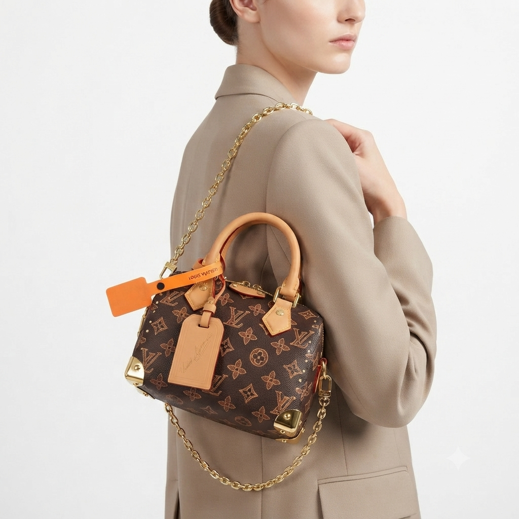 Louis Vuitton Monogram Bag with Gold Tone Hardware
