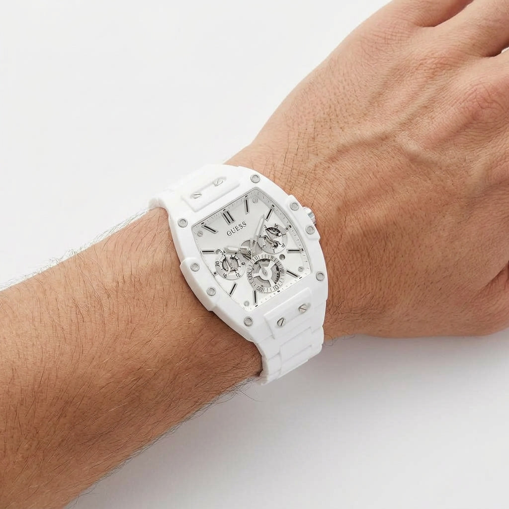 Guess Sport White Silicone Multi Function Watch