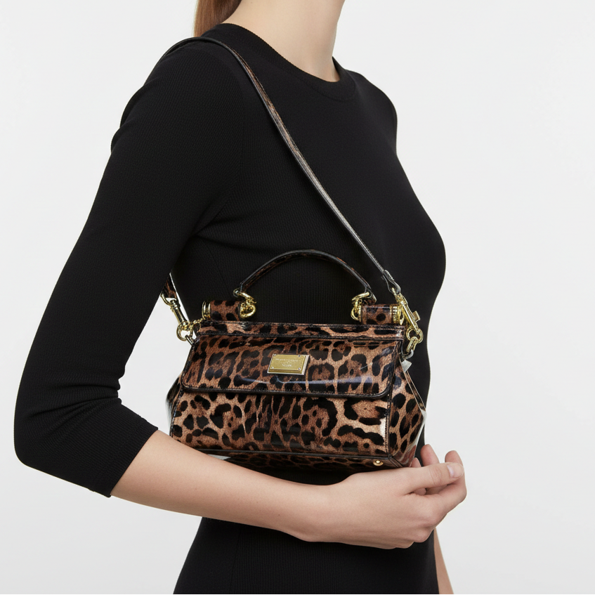 Dolce & Gabbana Leopard Print Sicily Bag 🐆✨👜