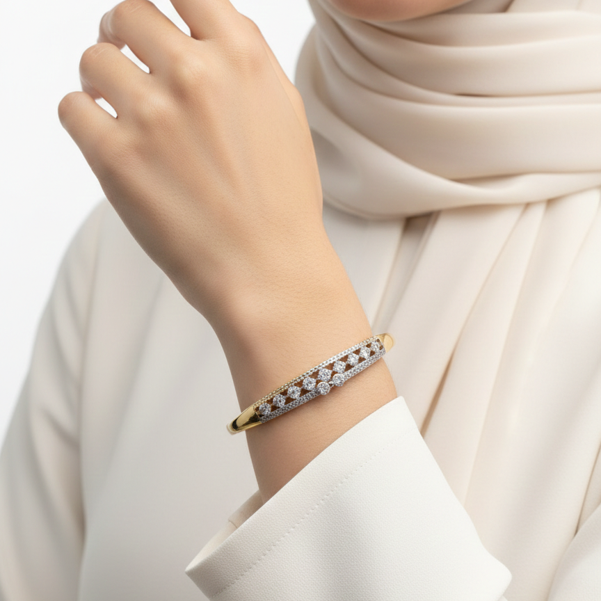 JEWELRY Diamond Filigree Bangle ✨💎✨
