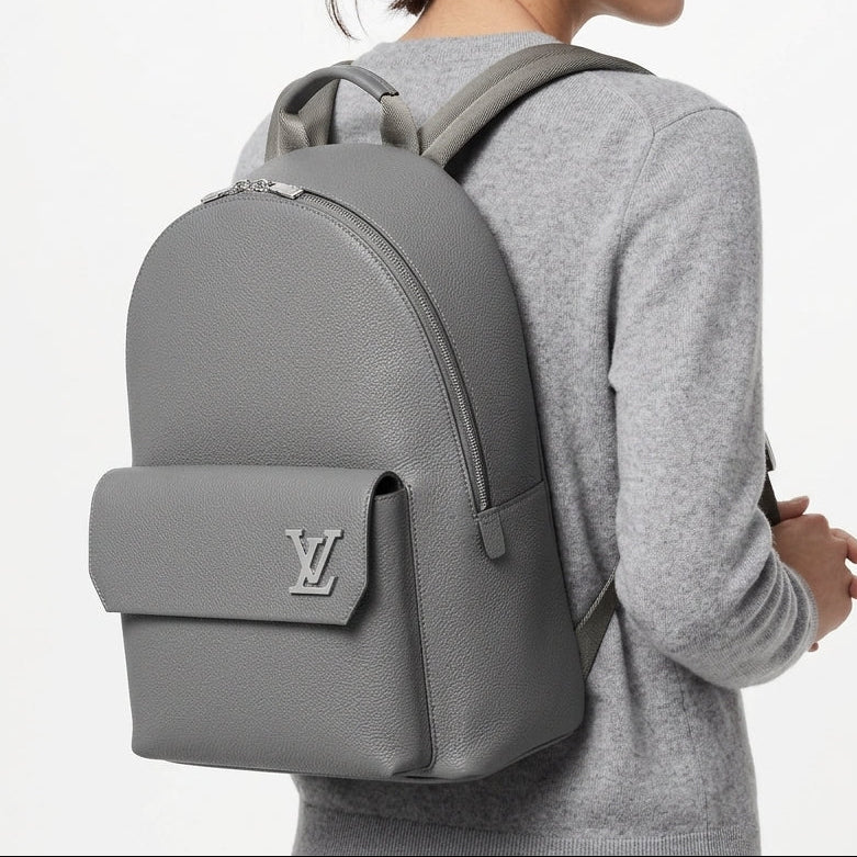 Modern Grey Structured Designer Style Backpack