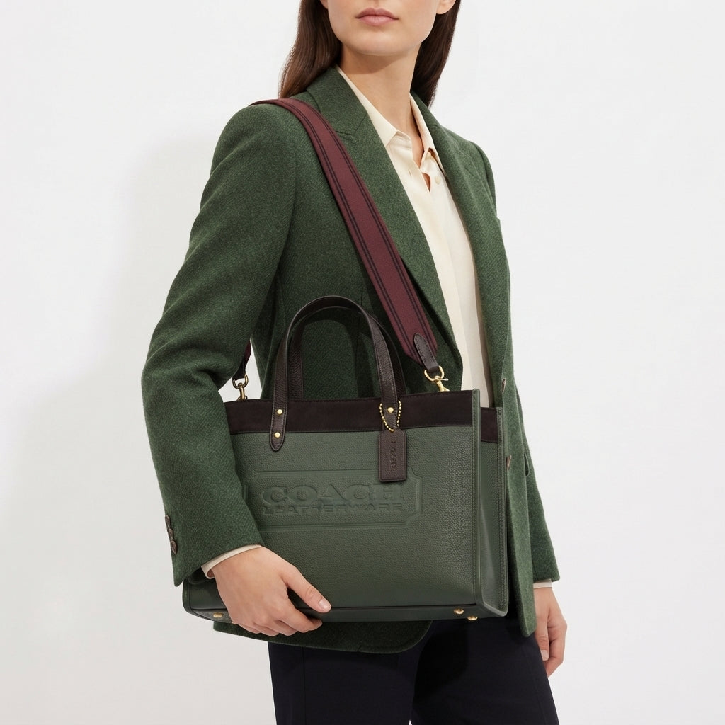 Coach Leatherware Embossed Tote Bag