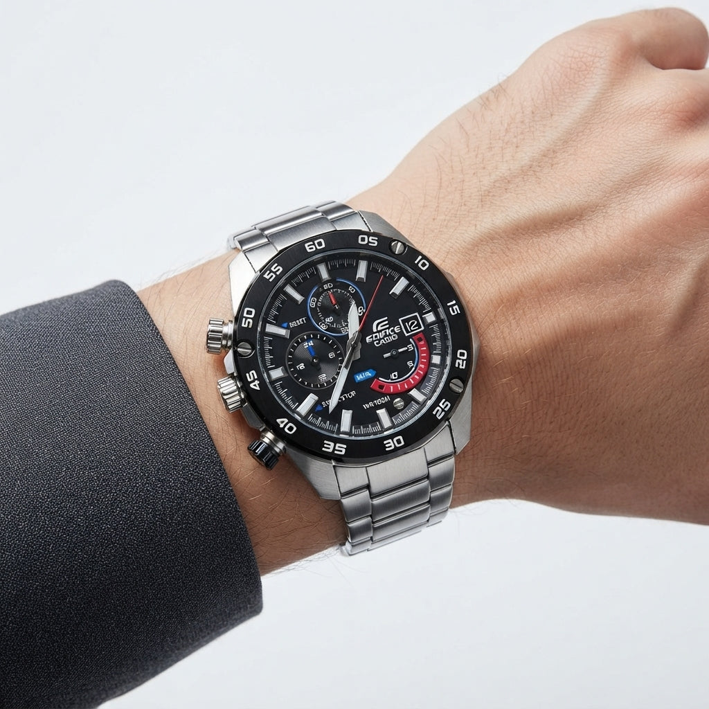 Casio Edifice Stainless Steel Chronograph Watch